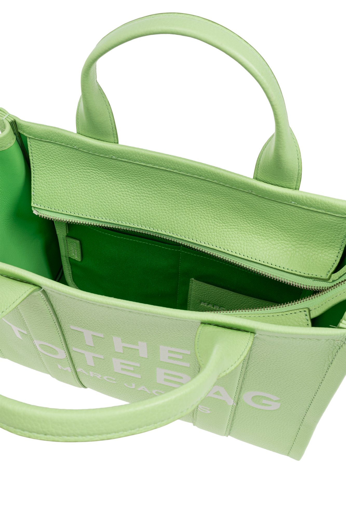 ハンドバッグ MARC JACOBS Woman Handbag Green H004L01PF21 308 MARC JACOBS -The Leather Medium Tote Bag H004L01PF21- 306